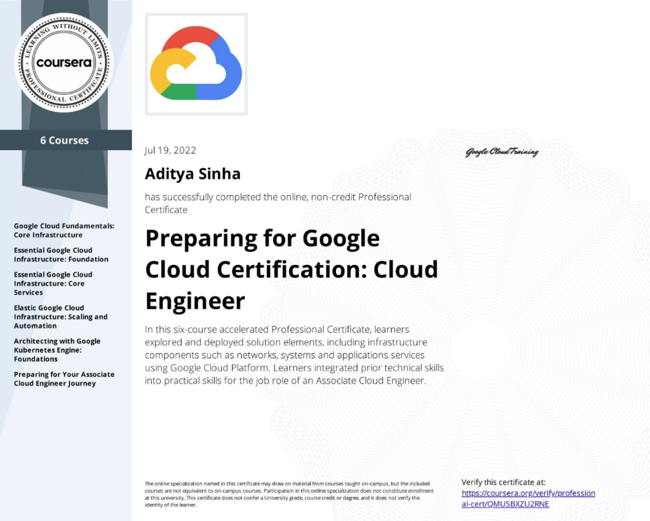 Preparing for Google Cloud Certification: Cloud Engineer 